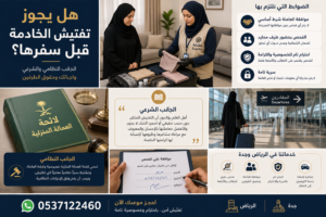 هل يجوز تفتيش الخادمة قبل سفرها